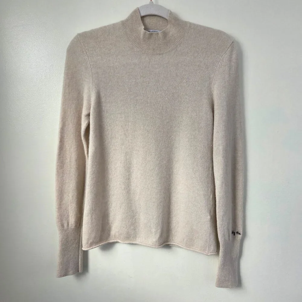 MM Lafleur Luan Cashmere Sweater in Oat Size XS
